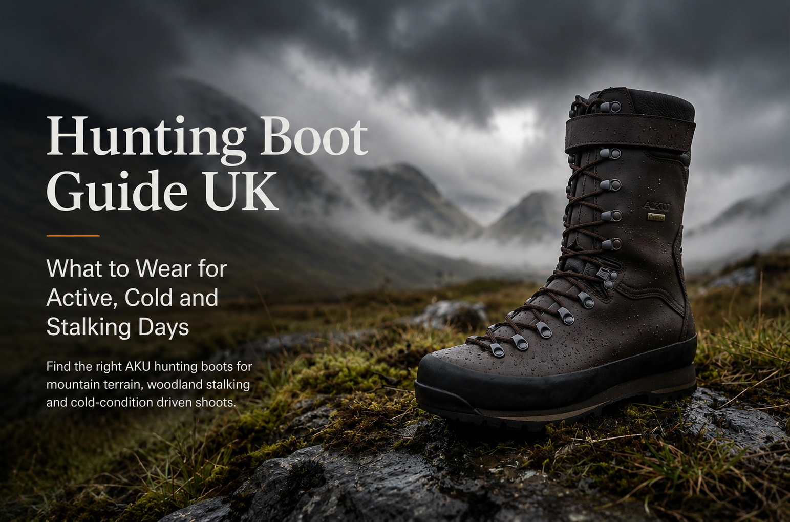 Hunting Boot Guide UK: What to Wear for Active, Cold and Stalking Days 
